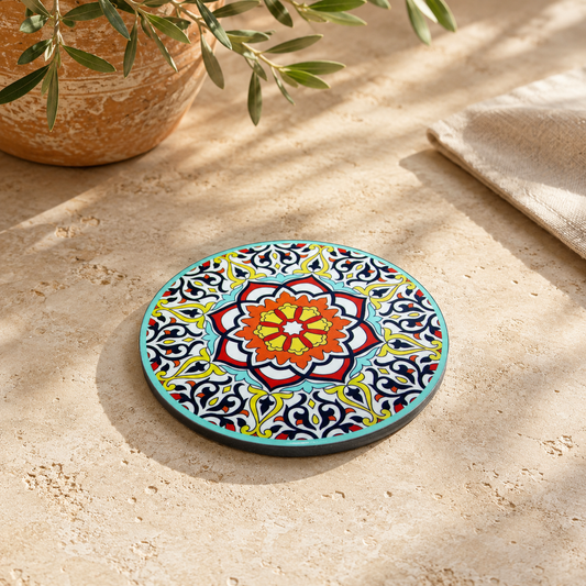 Ceramic Tuscany Coaster