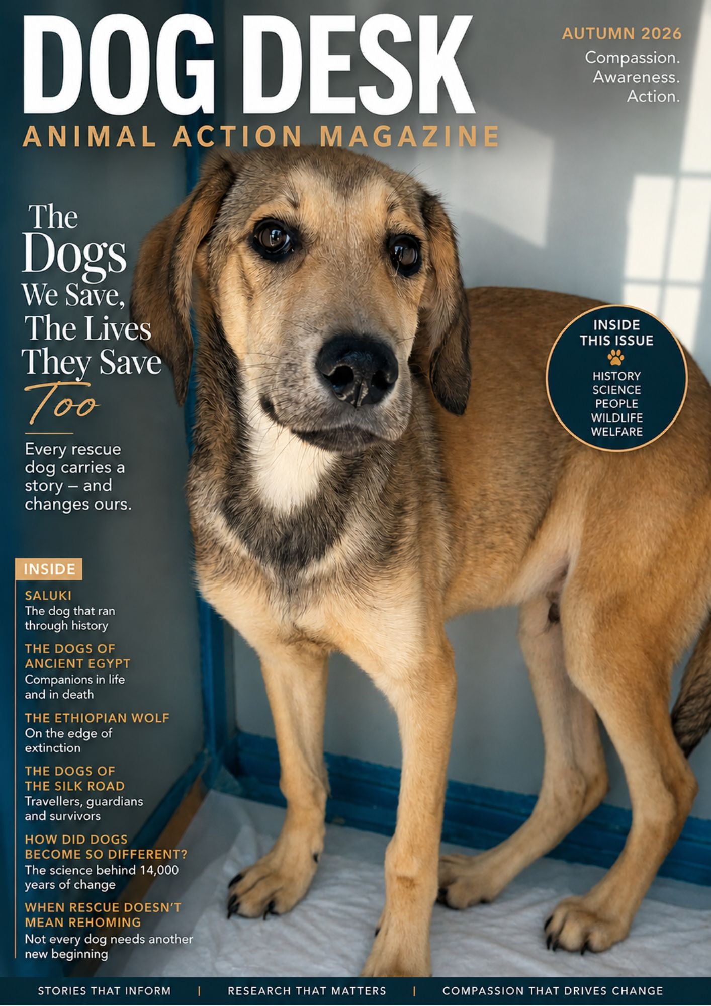 Dog Desk Animal Action Magazine Autumn 2026
