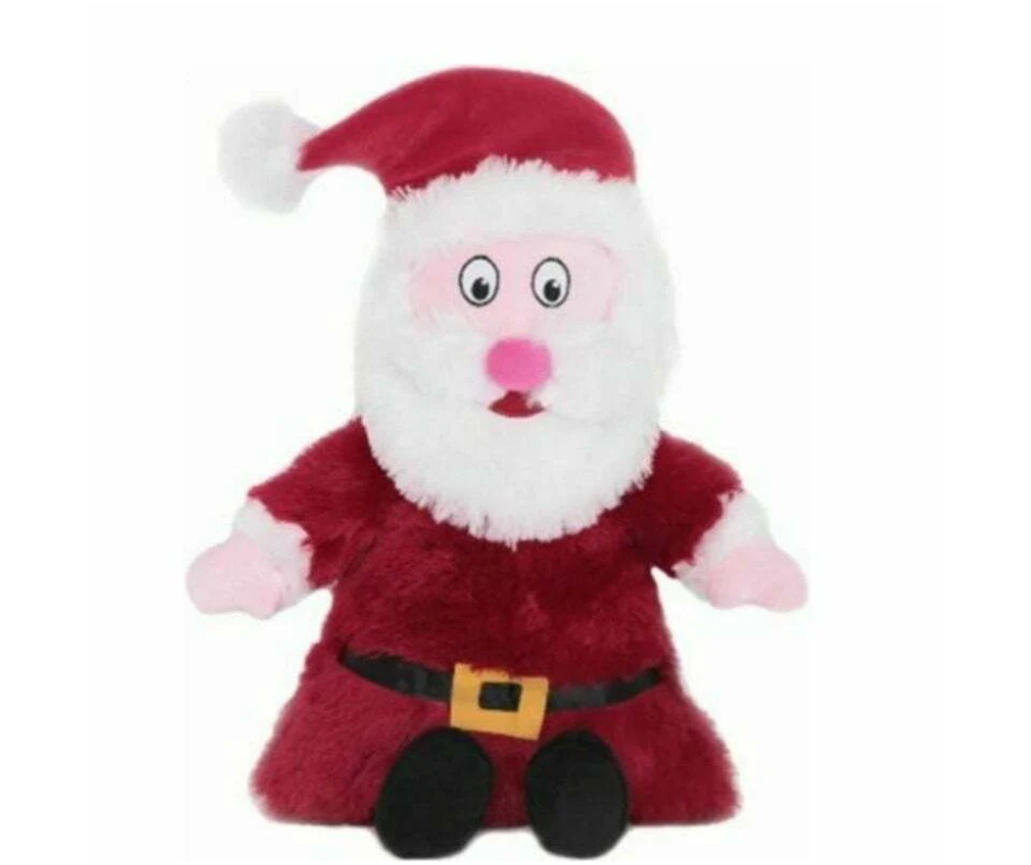 Animate Squeaky Father Christmas Dog Toy