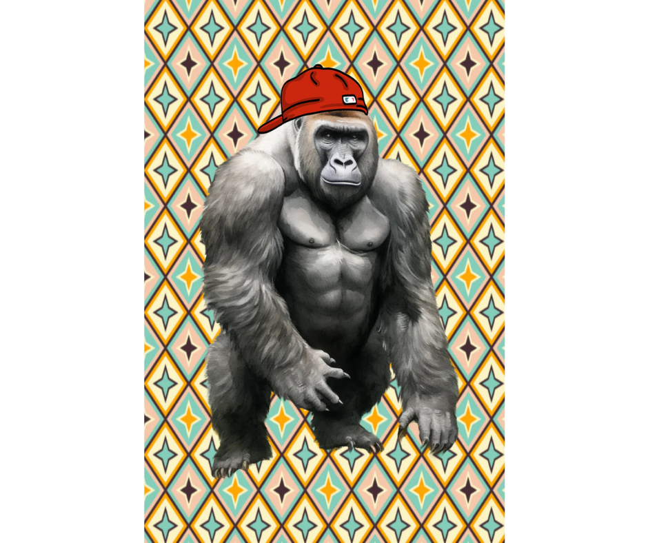 Canvas Art Print Gorilla Guy
