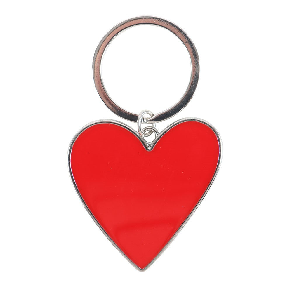 You Are Loved Enamel Heart Keyring