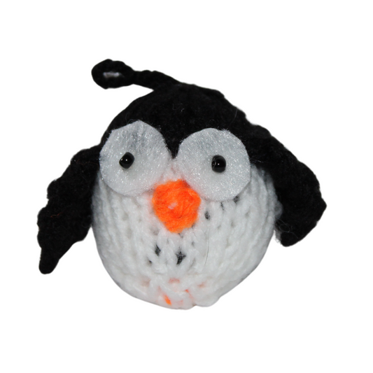 Hand Knitted Small Penguin Christmas Tree Decoration
