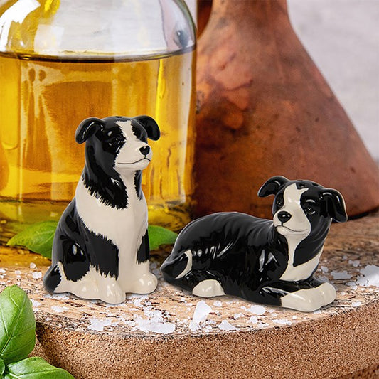 Collie Dog Salt & Pepper Shakers