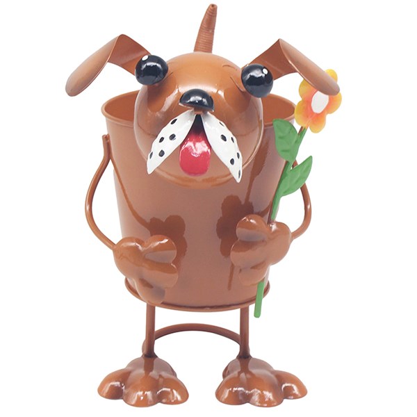 Bright Eyes Dog Planter