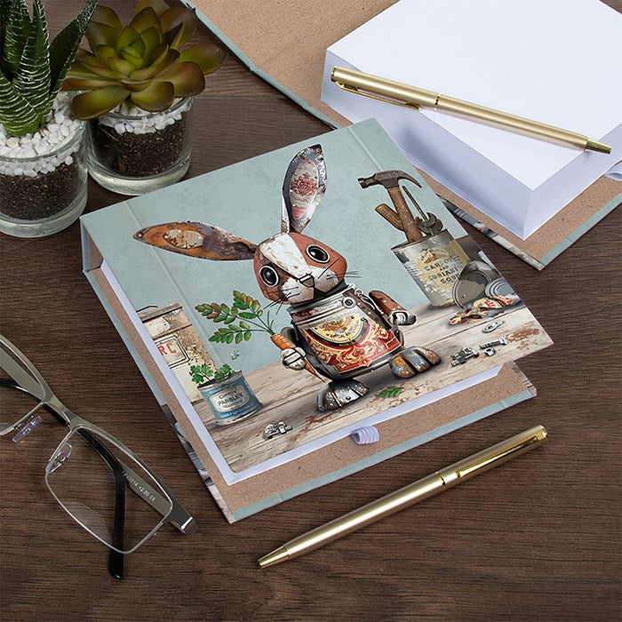 Scrap Art Memo Pad Rabbit