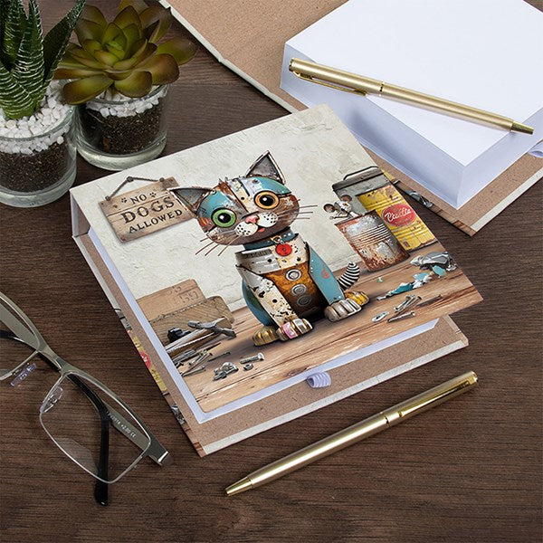 Scrap Art Memo Pad Kitten