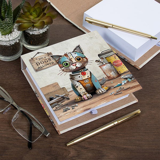 Scrap Art Memo Pad Kitten