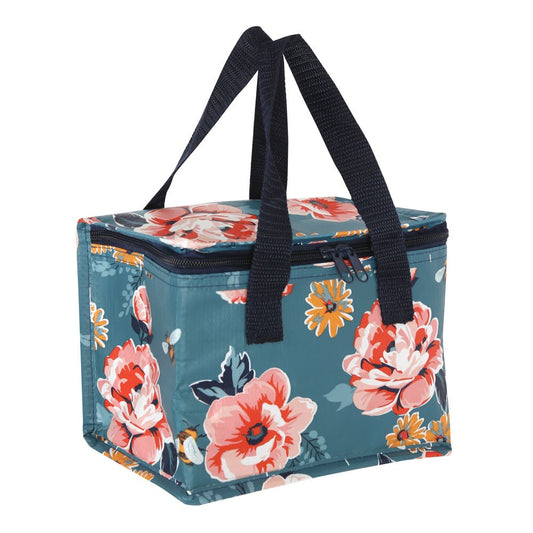 Floral and Bee Design Insulated Lunch Bag