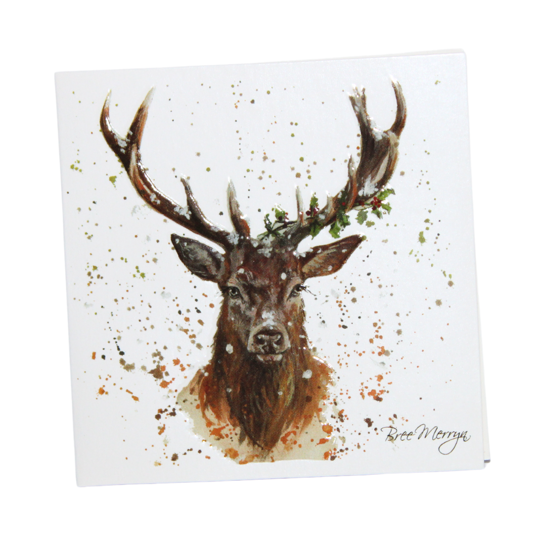 Bree Merryn, Fine Art Stag Small Card To Post