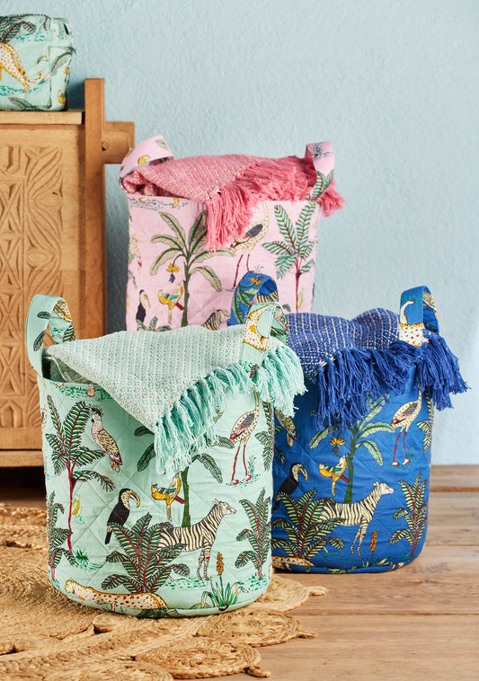 Jungle Print Storage Laundry Bag