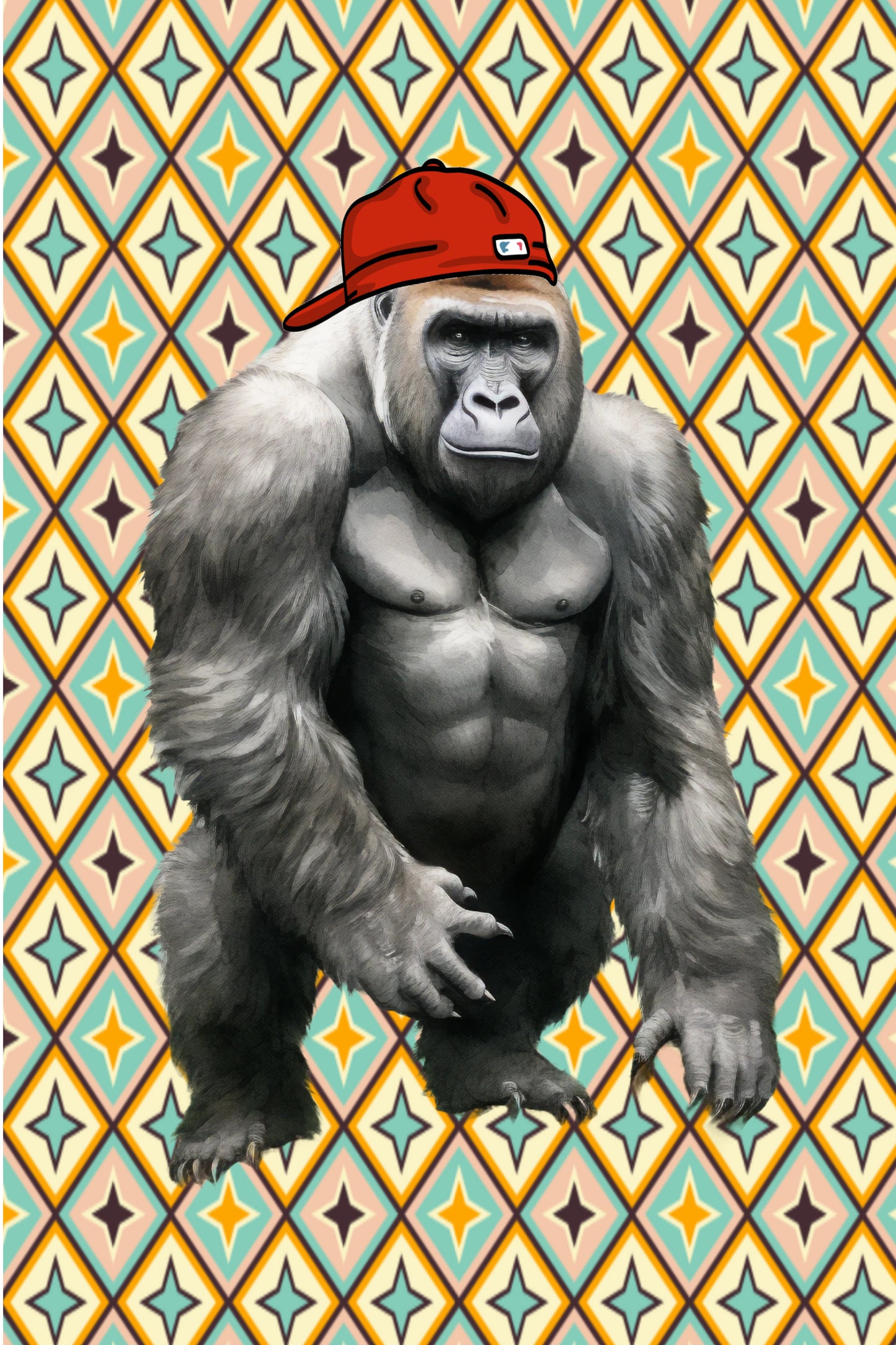 Canvas Art Print Gorilla Guy