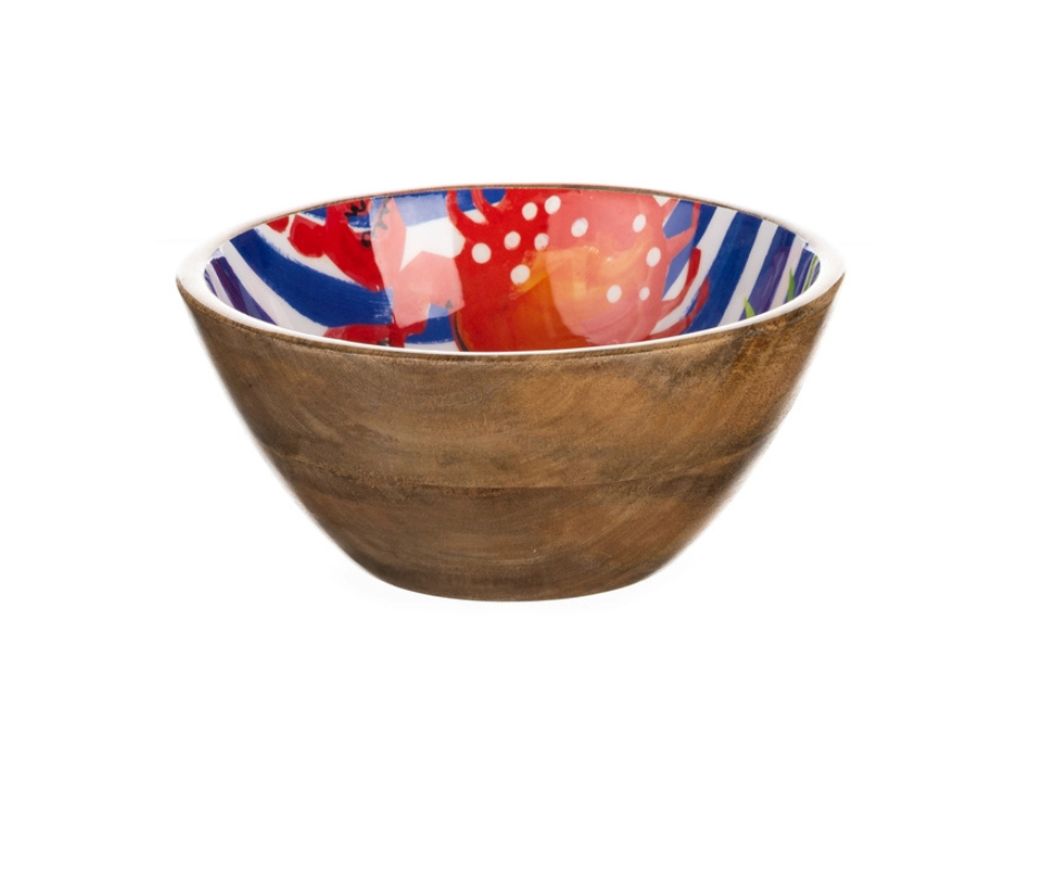 Dip Bowl With Striking Crab Decoration