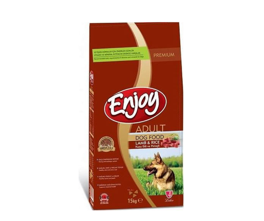 Enjoy 15 Kg Adult Lamb Meat Rice Adult Dog Food