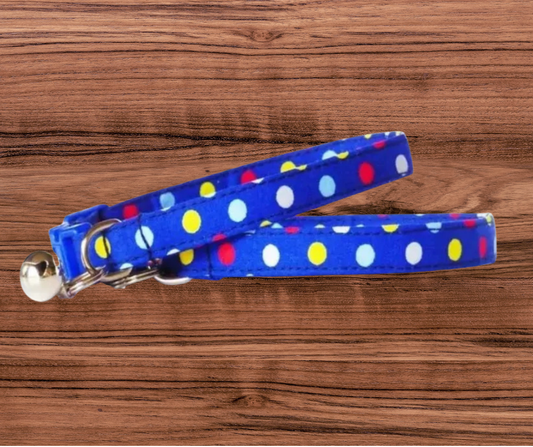 Bertie Blue Breakaway Cat Collar Mabel & Mu
