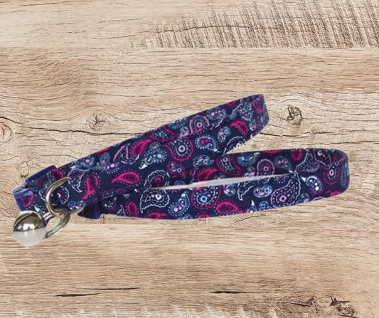 Paisley Bark Breakaway Cat Collar Mabel & Mu