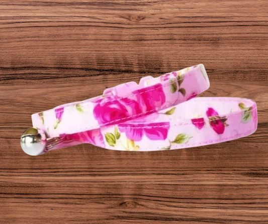 Tea Rose Breakaway Cat collar Mabel & Mu