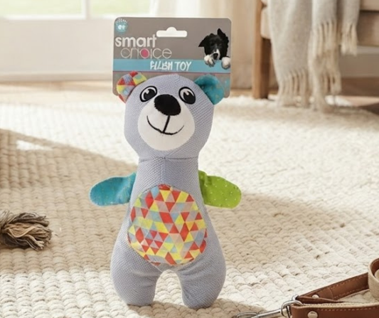 Small Dog And Puppy Plush Bear With Squeaker Dog Toy