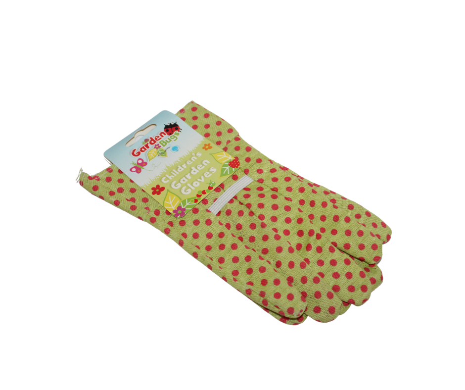 Garden Bugs Children's Kids Gardening Gloves