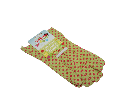 Garden Bugs Children's Kids Gardening Gloves