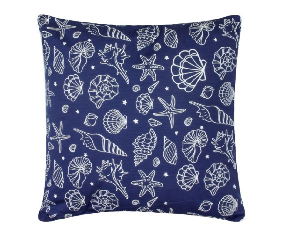 Cushion With Seashell Design