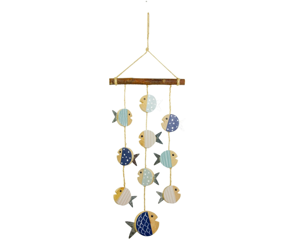 Wooden Fish Mobile