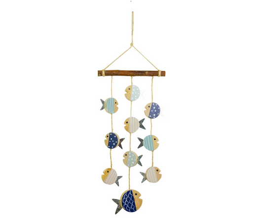 Wooden Fish Mobile