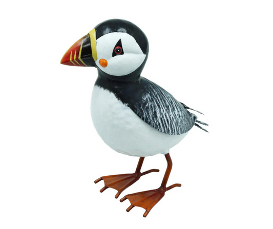 Metal Indoor /Outdoor Puffin Garden Ornament