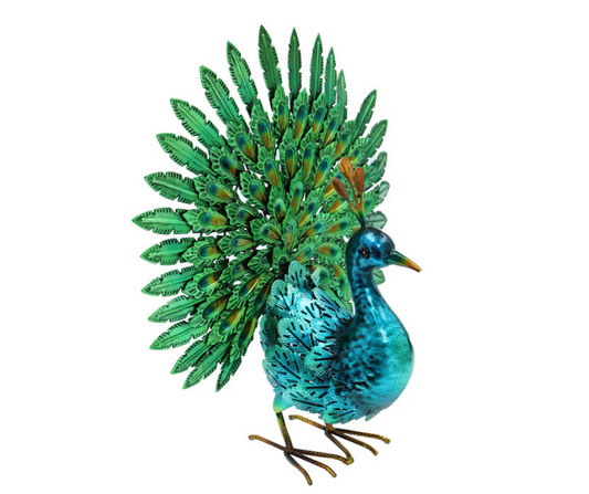 Metal Indoor /Outdoor Peacock Garden Ornament