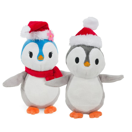 Winter Waddle Family Jamie & Alex Penguin Dog Toys