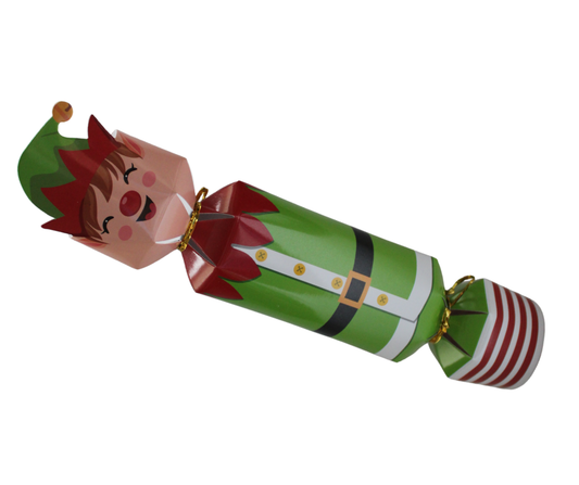 Dog Christmas Crackers – 3 Sausage Dog Treats (No Snaps) Elf