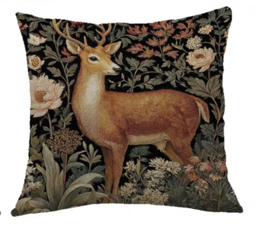Forest Garden Deer Cushion.