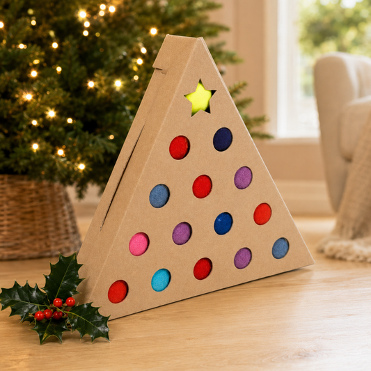 Tennis Ball Christmas Tree Dog Toy