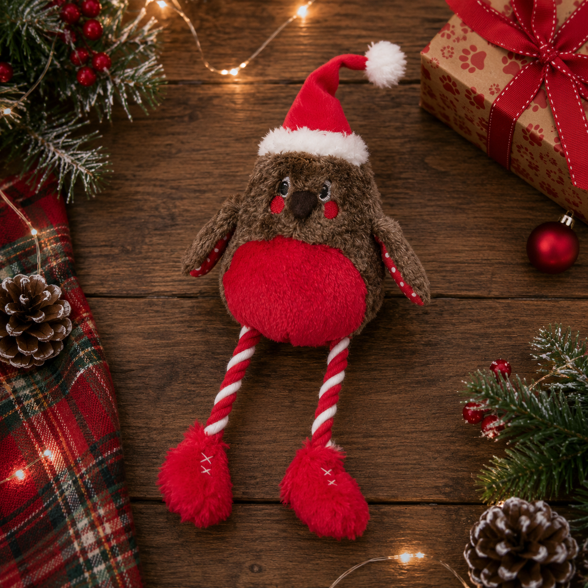House Of Paws Rocking Robin Rope  Dog Toy