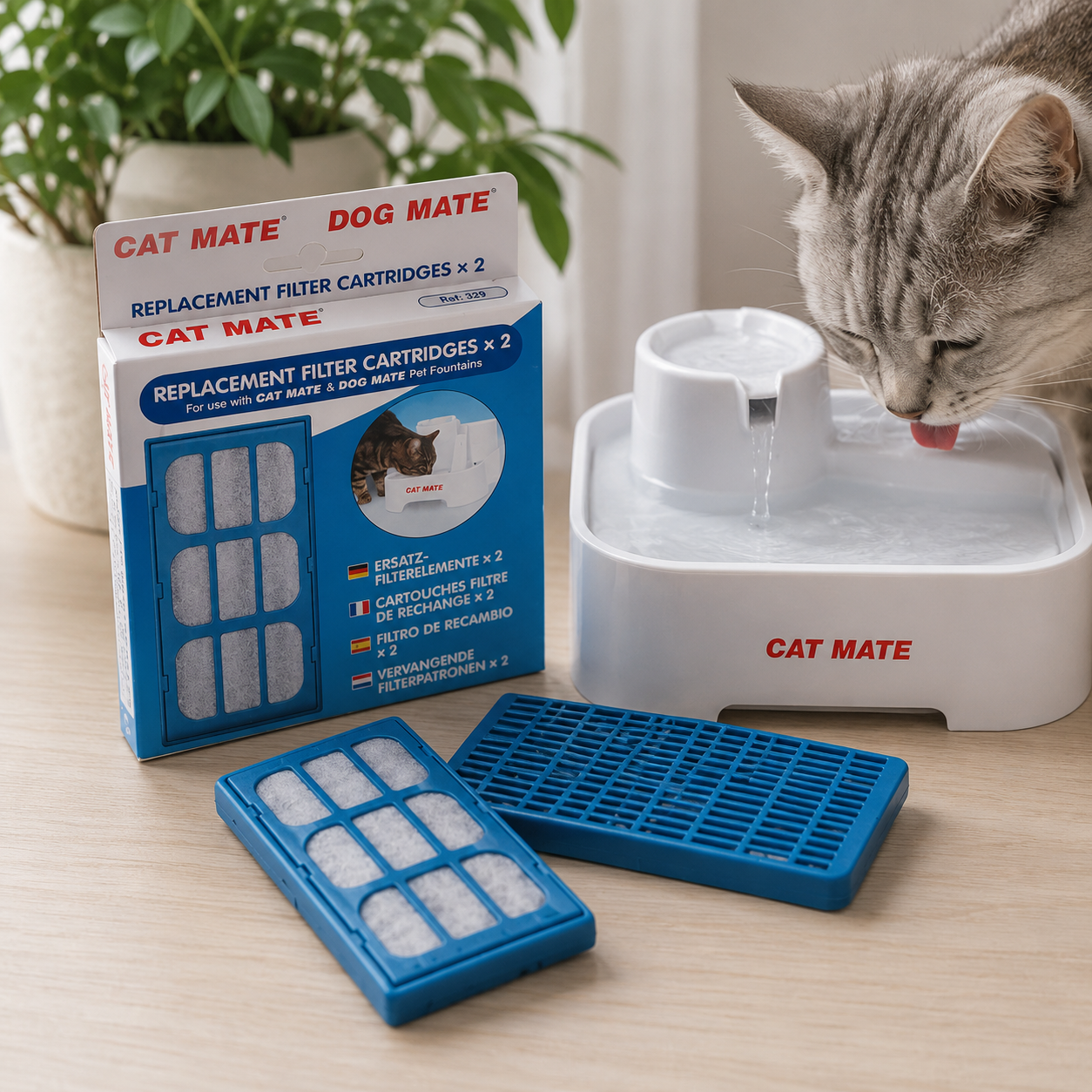 Cat Mate Pet Fountain Replacement Filters