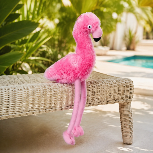 Hugs Baby Flamingo Dog Toy