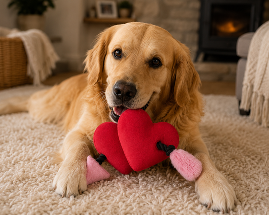 Fur-ever Hearts Dog Toy
