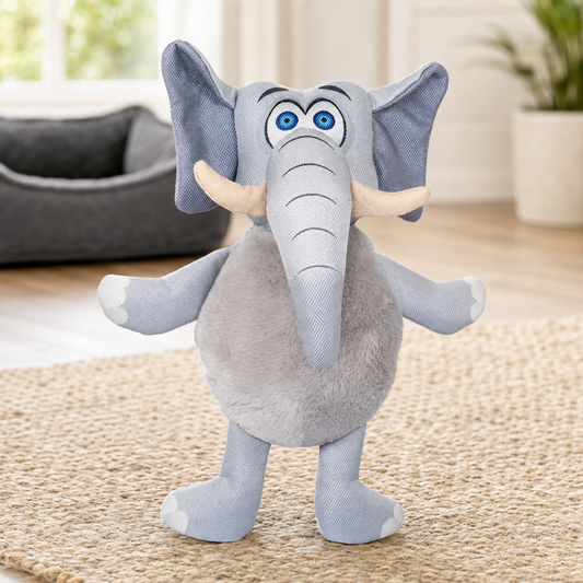 Tough Safari Elephant Dog Toy