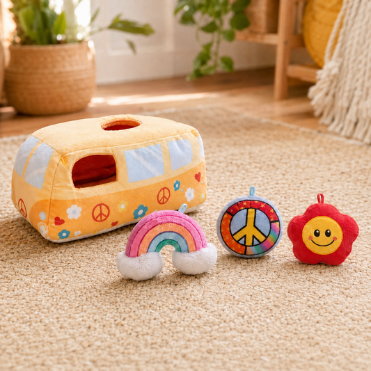 Hide And Seek Campervan Dog Toy