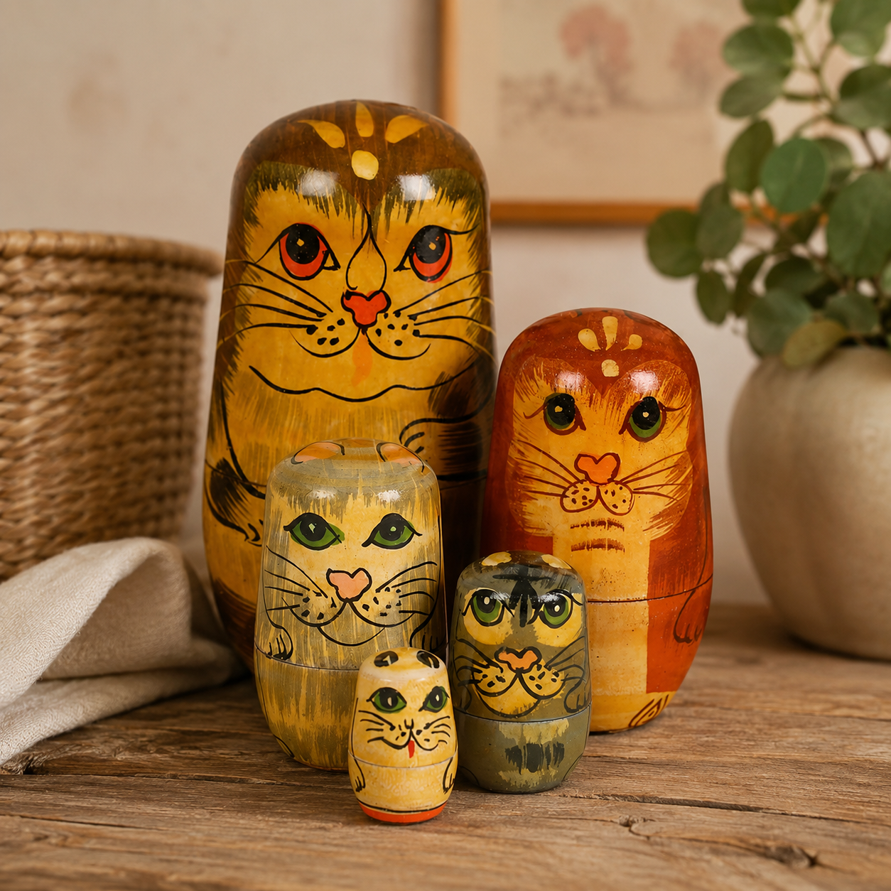 Cat Russian Doll