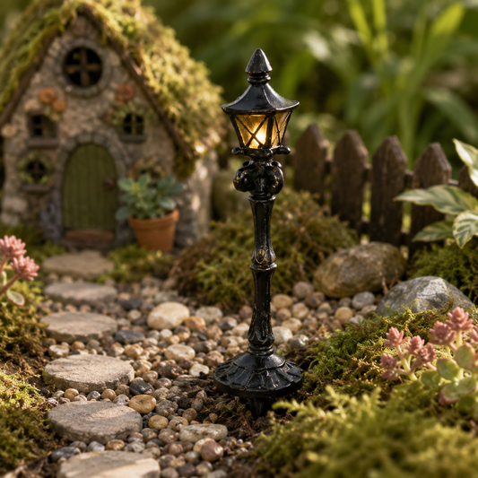 Fiddlehead Fairies Lamp Post Fairy Miniature Garden
