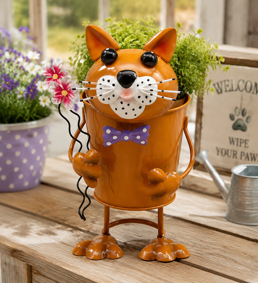 Bright Eyes Dog Planter