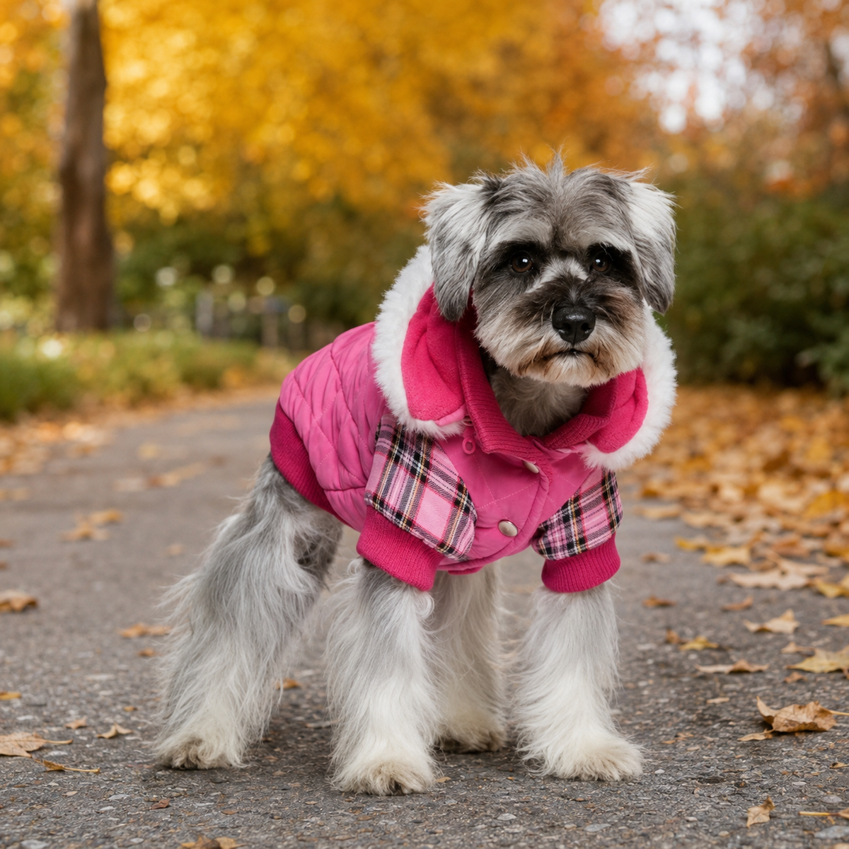 Highland Lady Quilted Tartan Dog Coat