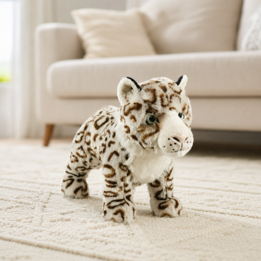 Snow Mates Sophia Snow Leopard Small Dog Toy
