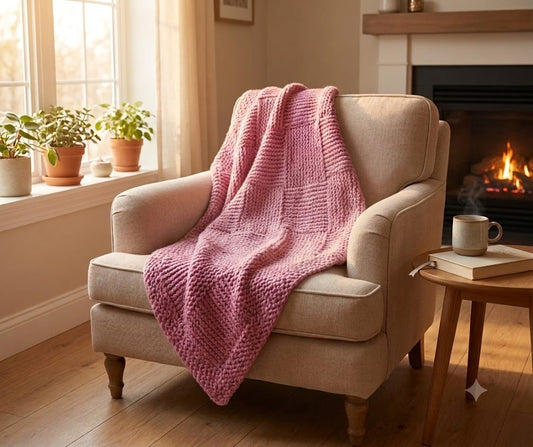 Dog Desk Knits Dog Blanket Hand Knitted In The Peak District