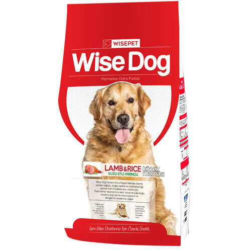 Wise Dog Adult Dog Food with Lamb and Rice 15 Kg