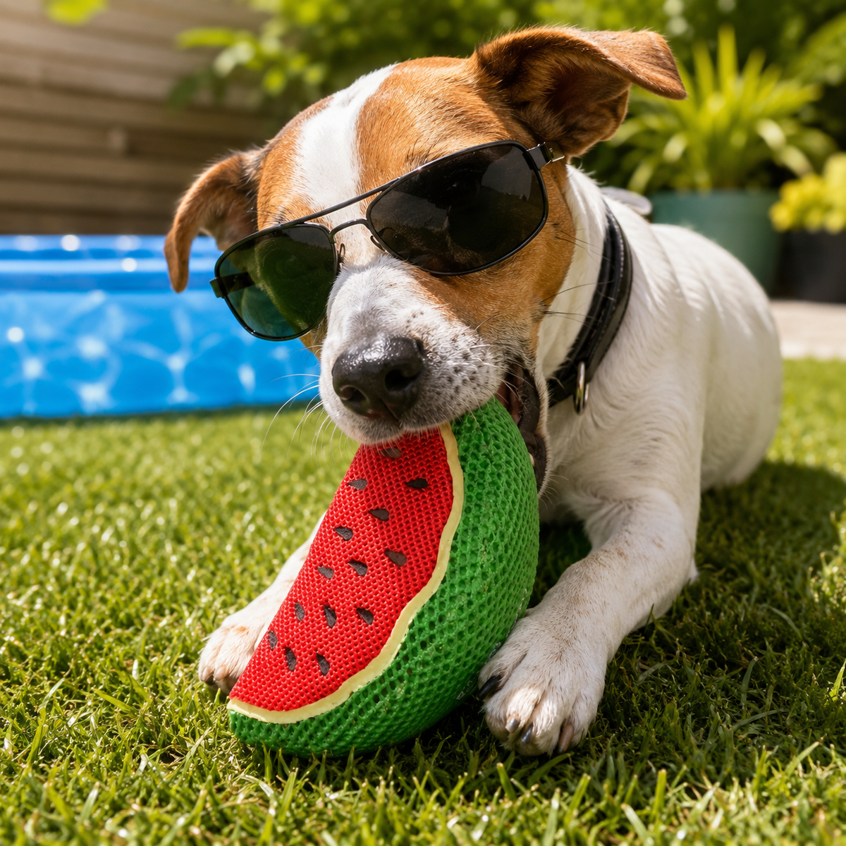 All For Paws Chill Out Watermelon Slice Cooling Dog Toy