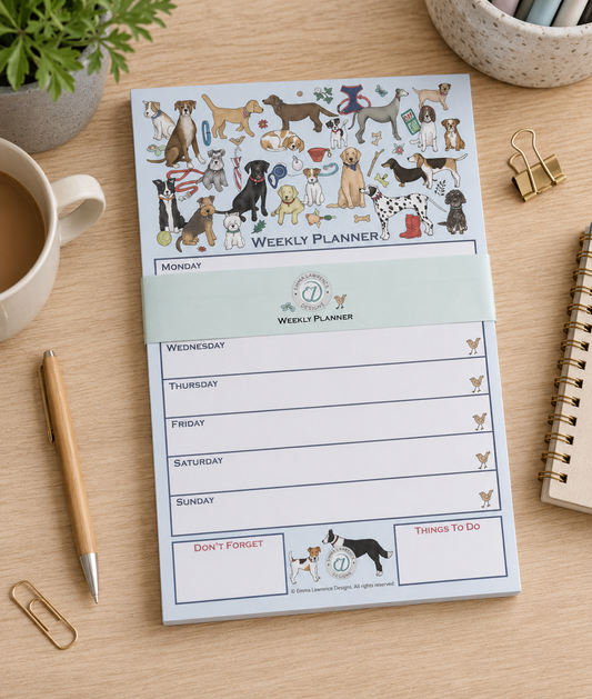 Emma Lawrence Dogs Weekly Planner