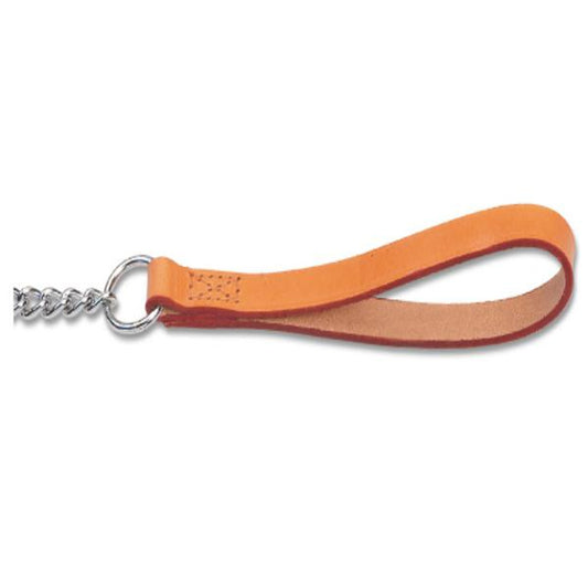 Ancol Heavy Chain Lead Tan Handle