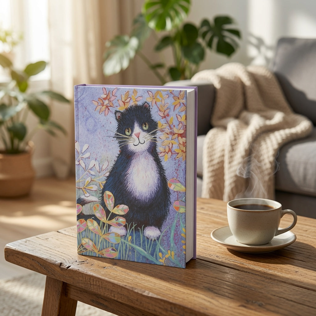 Penny Gaj Black Cat Notebook A5