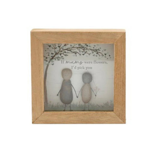 Sentiment Pebble Plaque For Mum